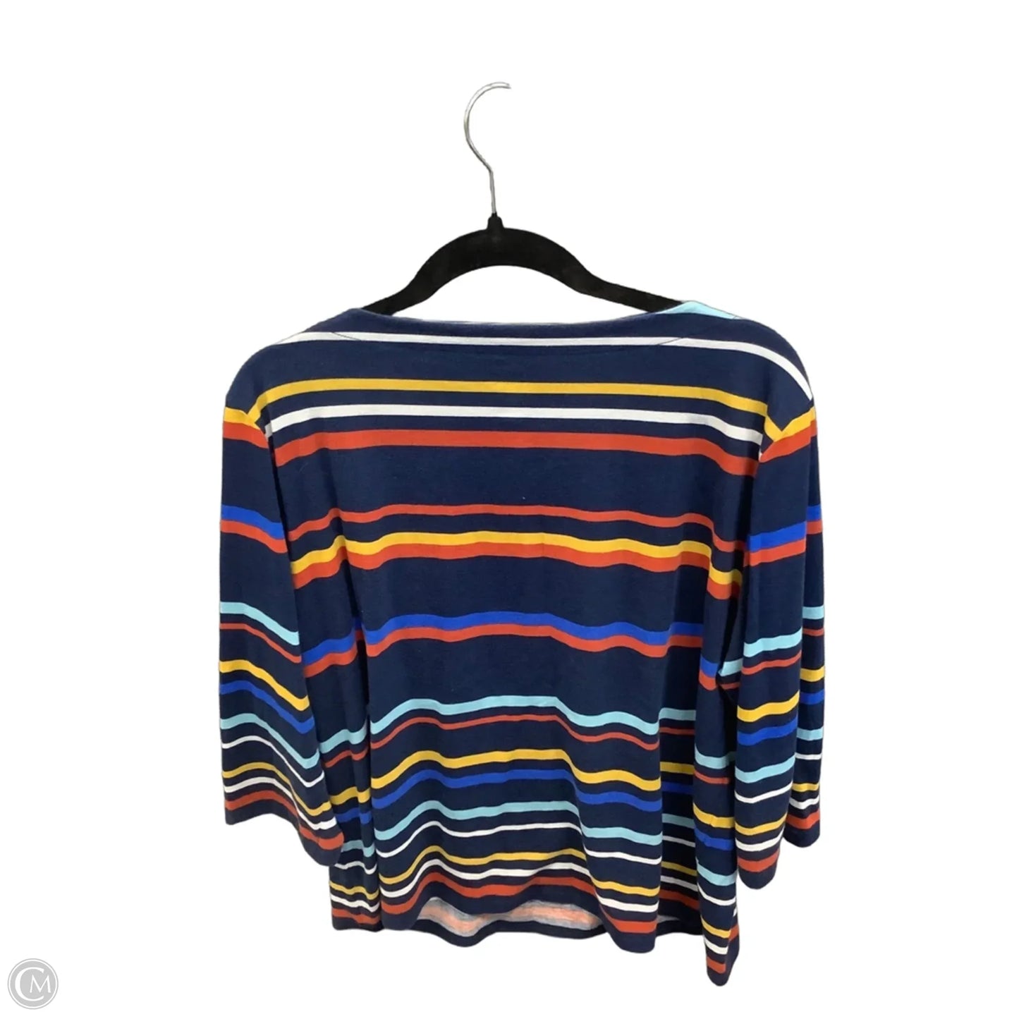 Top Long Sleeve By St Johns Bay In Striped Pattern, Size: Xxl