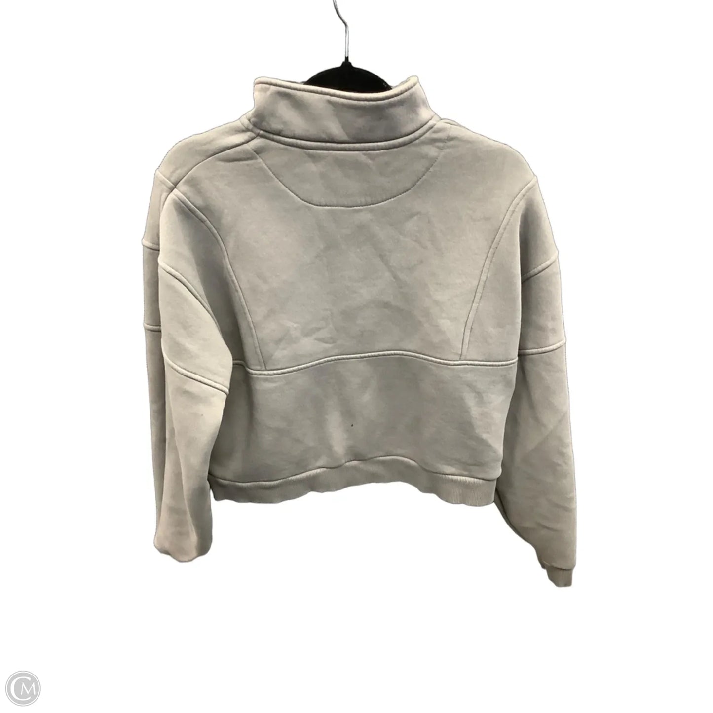 Sweatshirt Collar By Clothes Mentor In Grey, Size: L