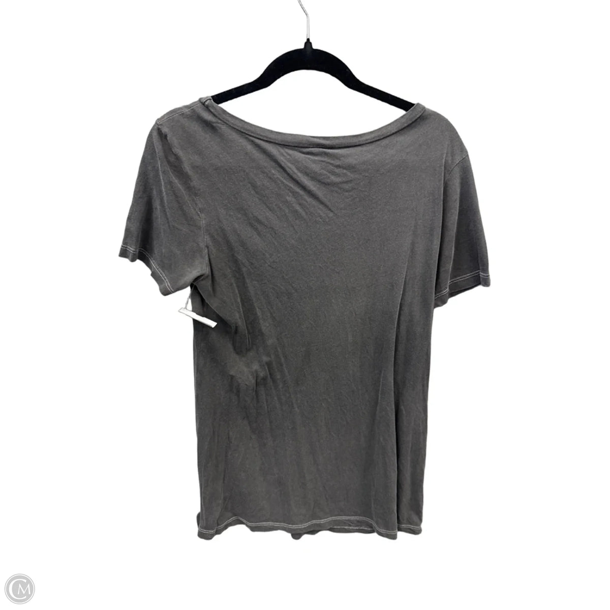Top Short Sleeve By Clothes Mentor In Grey, Size: L