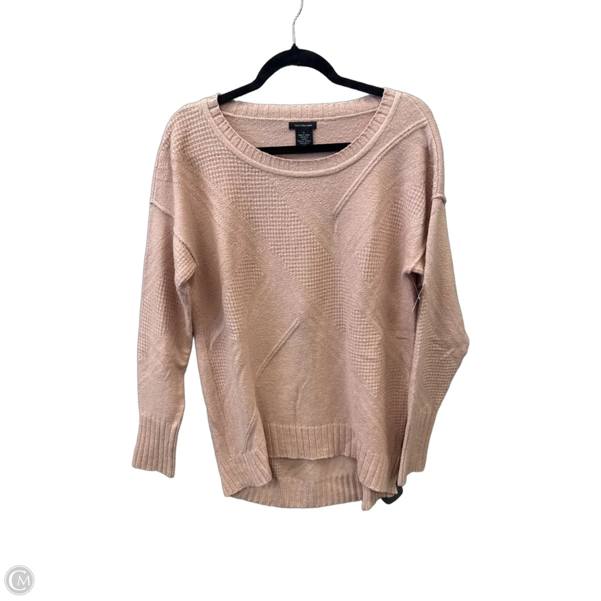 Sweater By Calvin Klein In Pink, Size: M