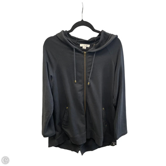 Sweatshirt Hoodie By Simply Noelle In Black, Size: L