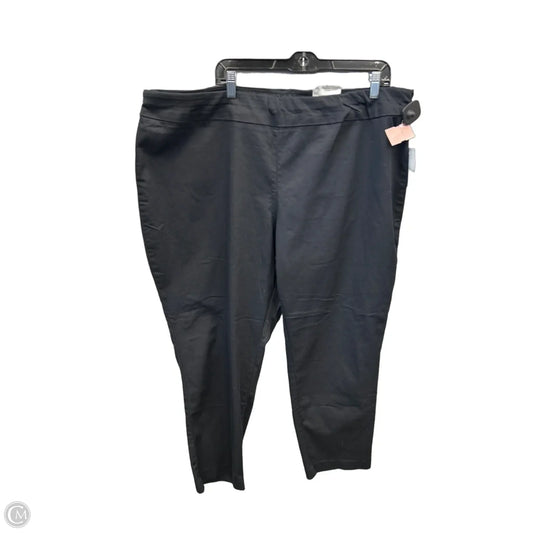 Pants Dress By Croft And Barrow In Black, Size: 22