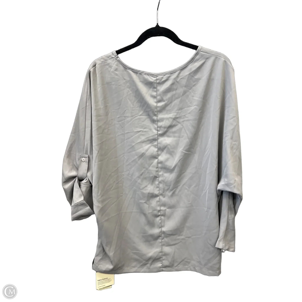 Top Long Sleeve By Halara In Grey, Size: L