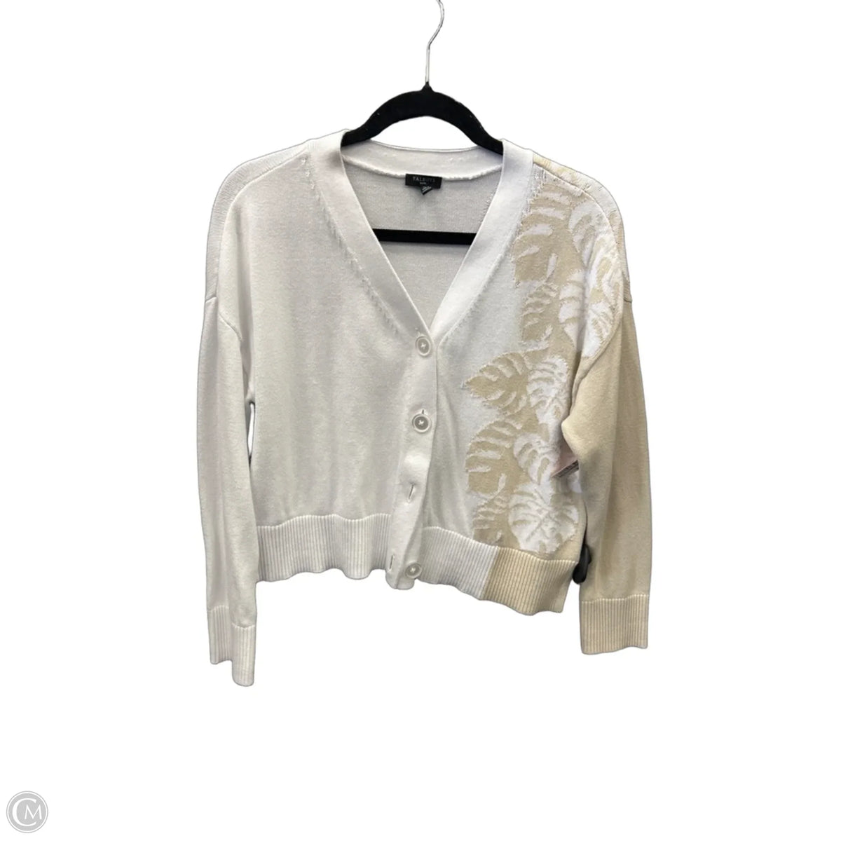 Sweater By Talbots In White, Size: Mp