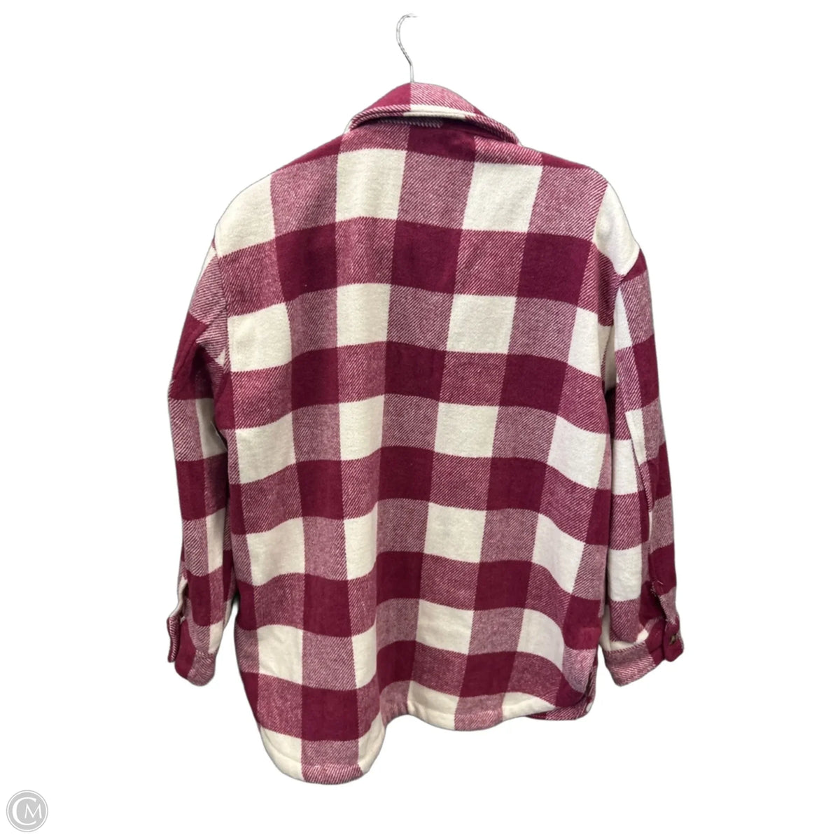 Jacket Shirt By Clothes Mentor In Plaid Pattern, Size: M