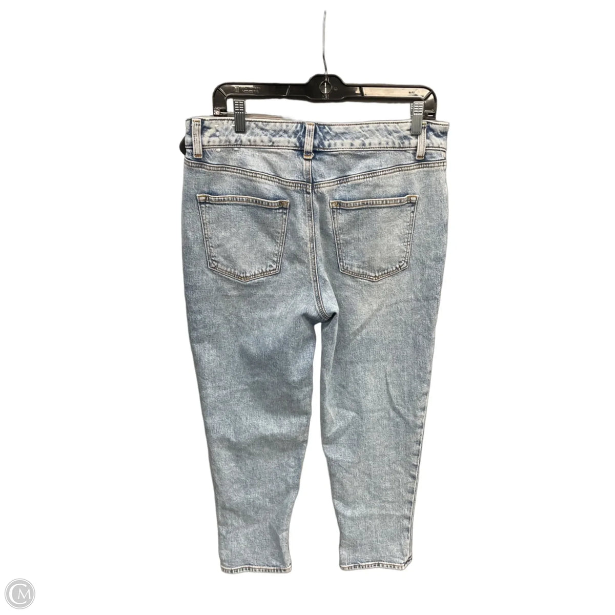 Jeans Straight By Talbots In Blue Denim, Size: 8