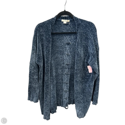 Cardigan By Simply Noelle In Blue, Size: L