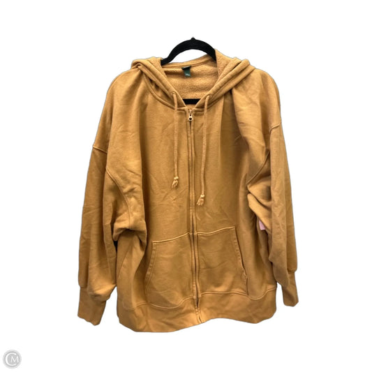 Sweatshirt Hoodie By Wild Fable In Orange, Size: L