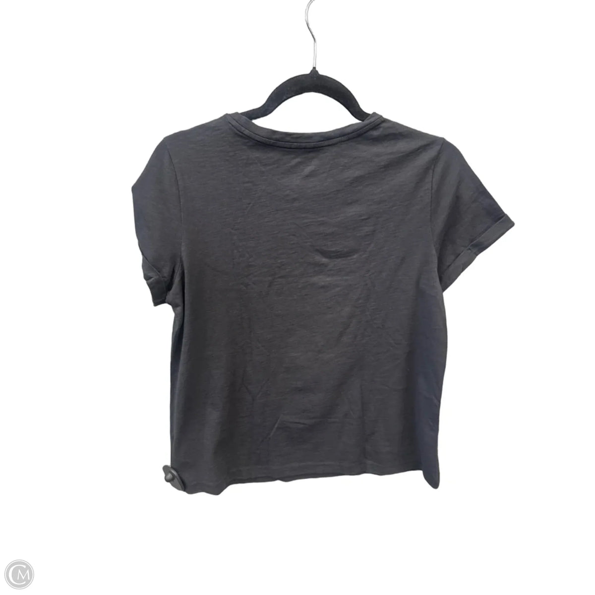 Top Short Sleeve By Max Studio In Black, Size: M