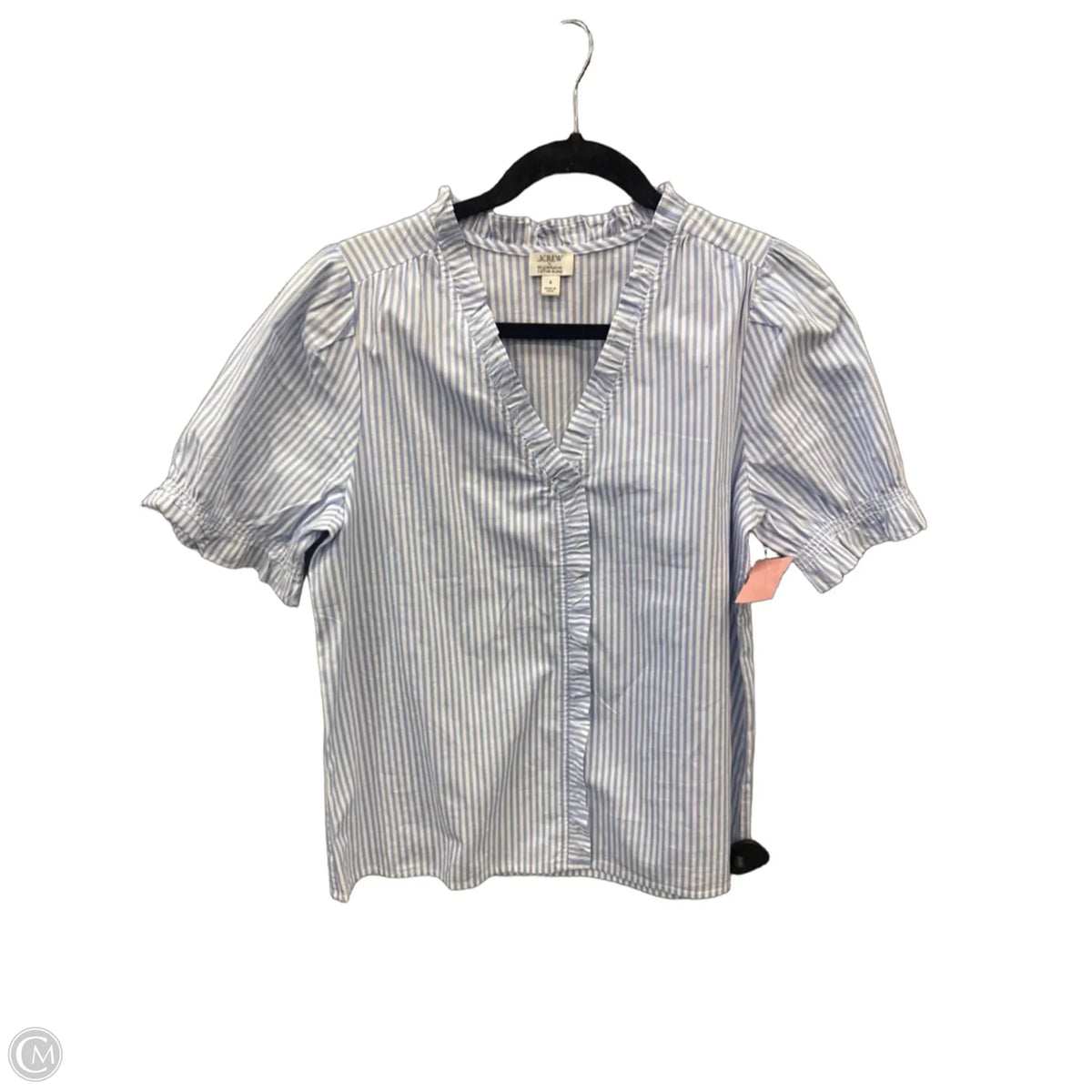 Top Short Sleeve By J. Crew In Striped Pattern, Size: S