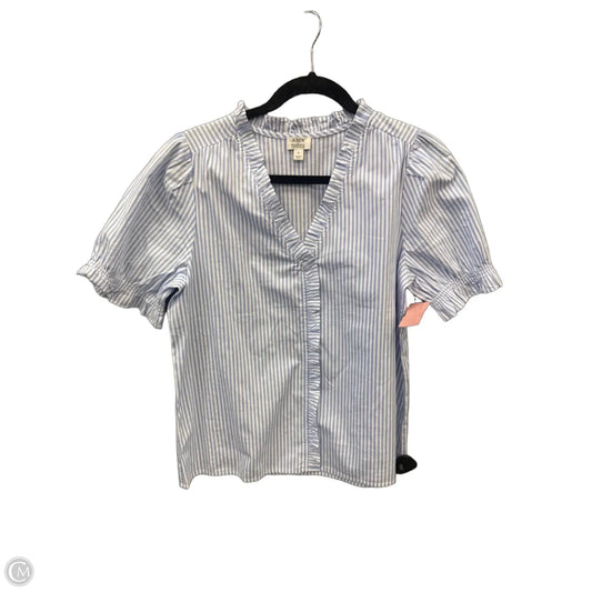 Top Short Sleeve By J. Crew In Striped Pattern, Size: S