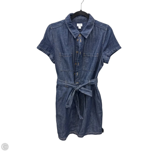 Dress Casual Midi By J. Crew In Blue Denim, Size: M