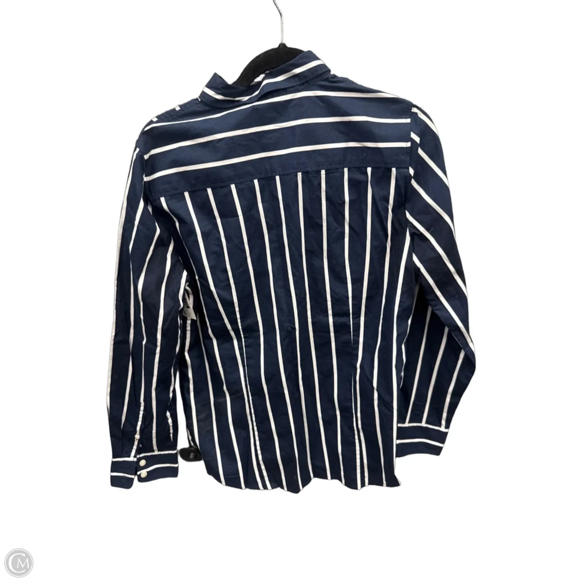Top Long Sleeve By J. Crew In Striped Pattern, Size: M