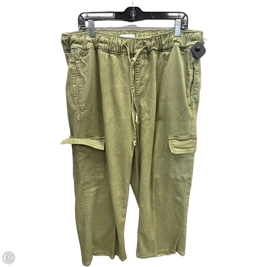 Pants Cargo & Utility By Lane Bryant In Green Denim, Size: 16
