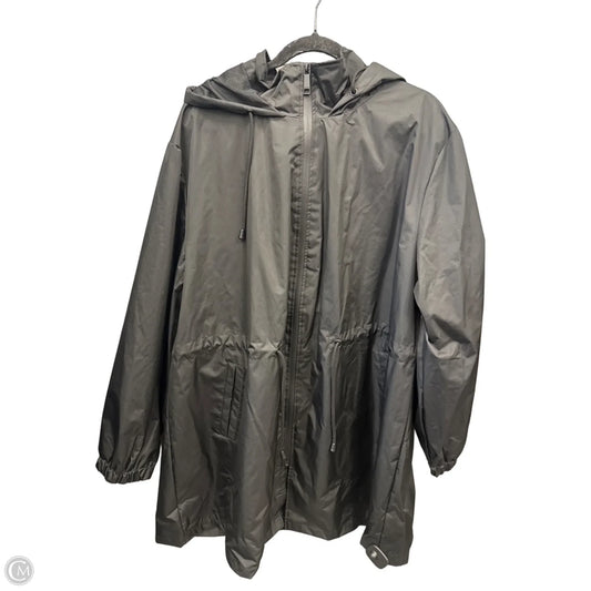 Coat Raincoat By Nine West In Black, Size: 3x