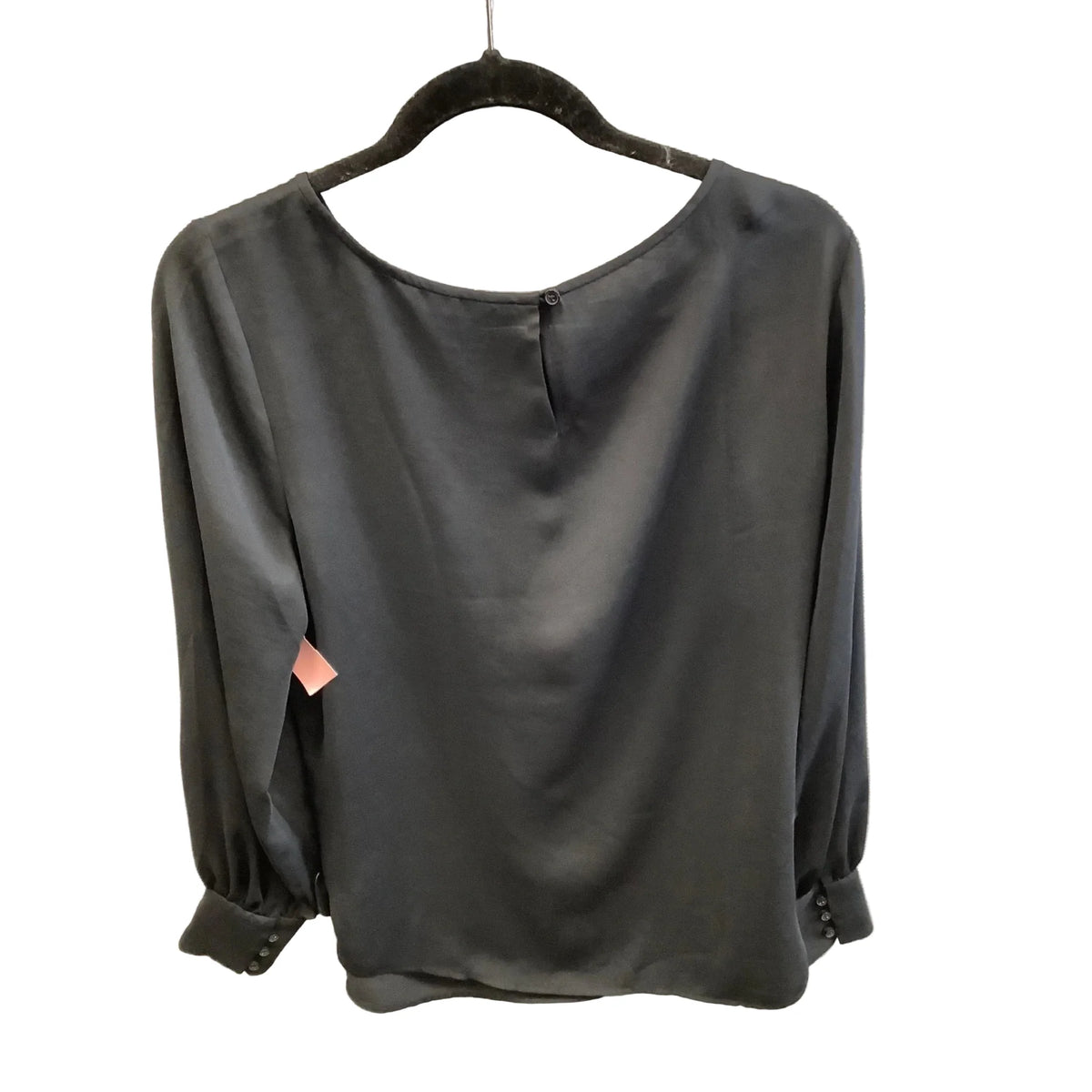 Top Long Sleeve By Lands End In Black, Size: L