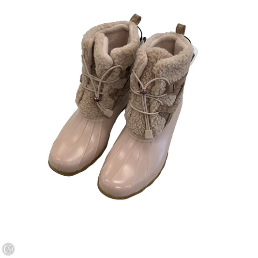 Boots Ankle Flats By Sperry In Pink, Size: 9.5