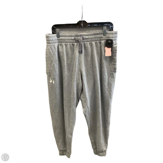 Athletic Pants By Under Armour In Grey, Size: Xl
