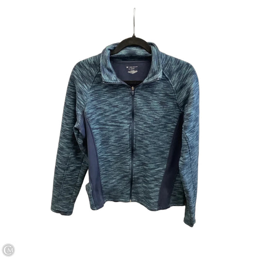 Athletic Sweatshirt Collar By Tek Gear In Blue, Size: Xl