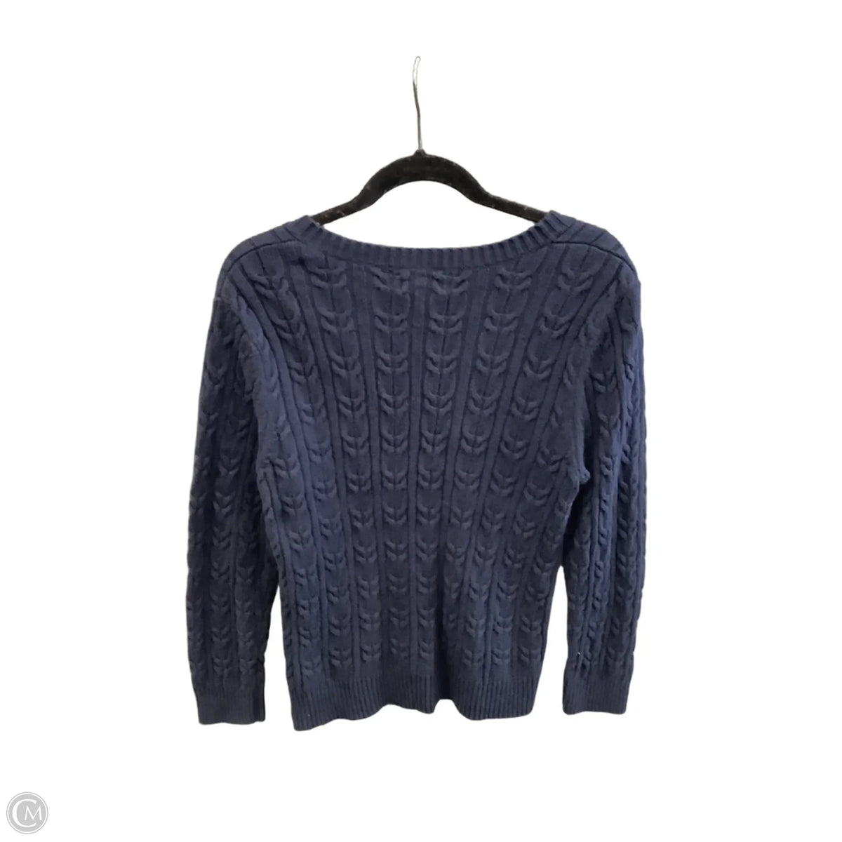 Sweater By Croft And Barrow In Navy, Size: L