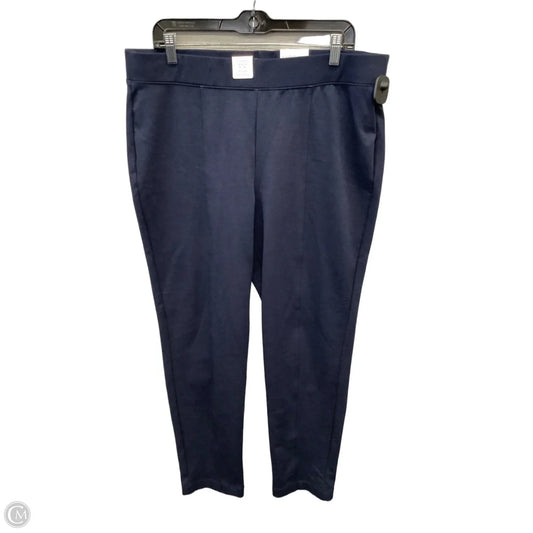 Pants Dress By Croft And Barrow In Navy, Size: 14