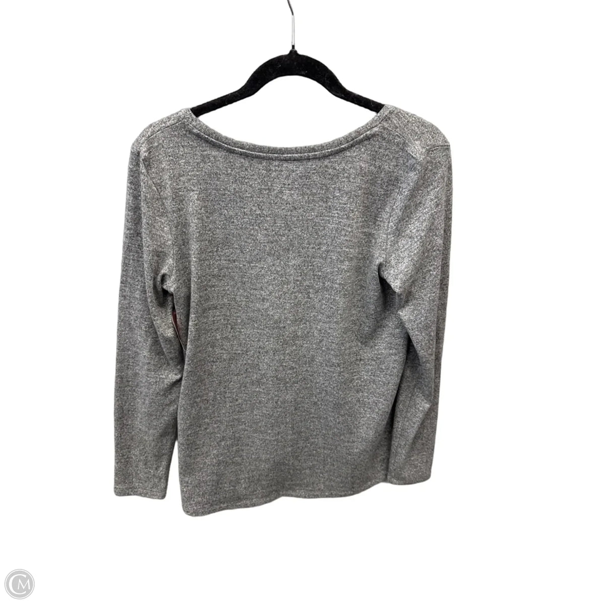 Top Long Sleeve By American Eagle In Grey, Size: M