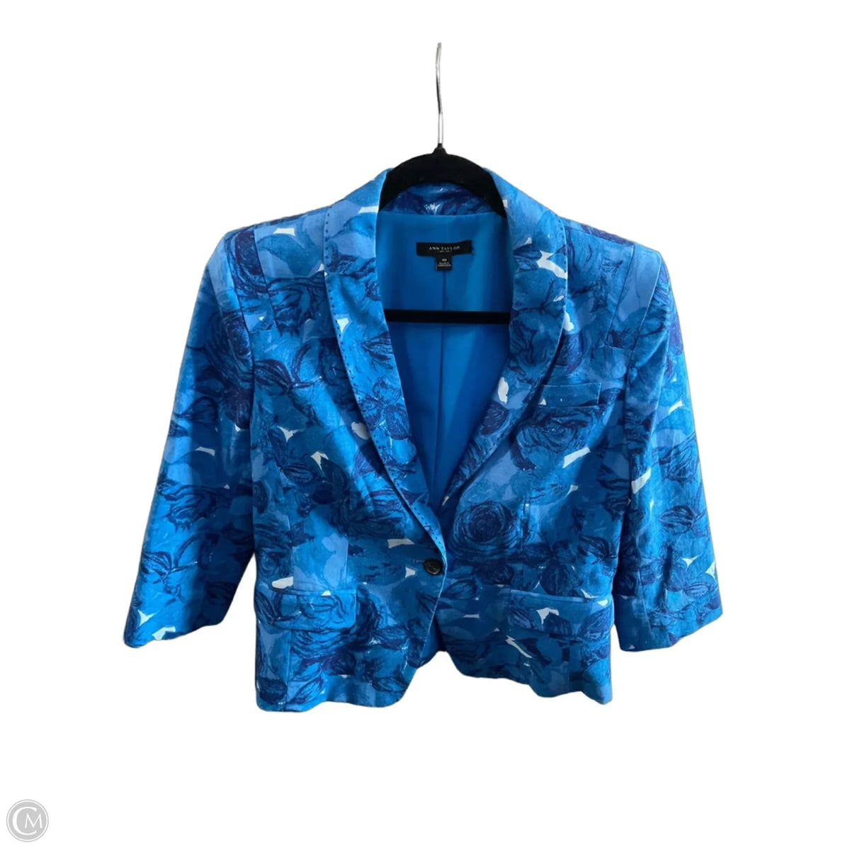 Blazer By Ann Taylor In Blue, Size: M