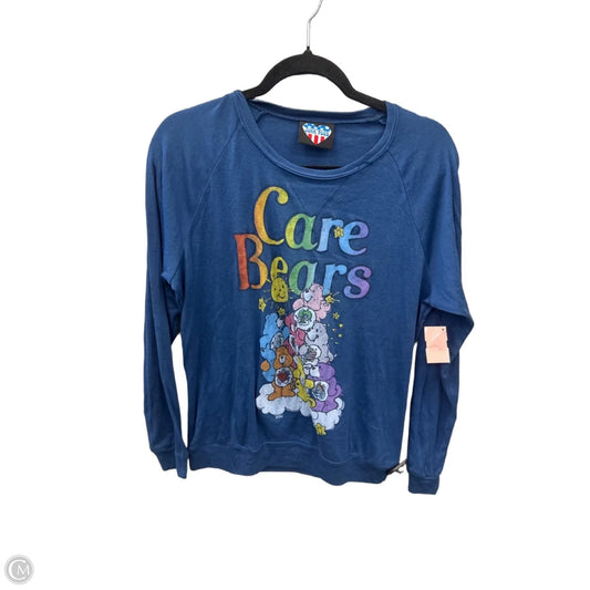 Top Short Sleeve By Junk Food In Blue, Size: L