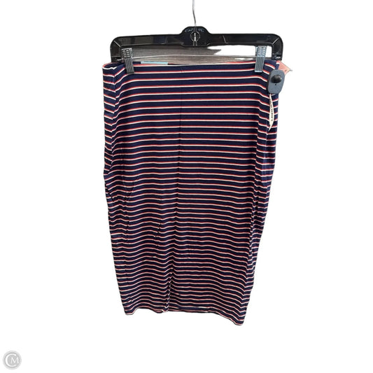 Skirt Midi By Old Navy In Striped Pattern, Size: M