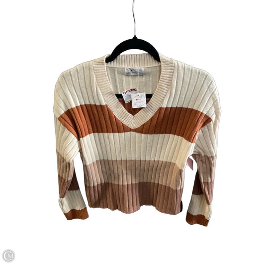Sweater By Poof In Striped Pattern, Size: M
