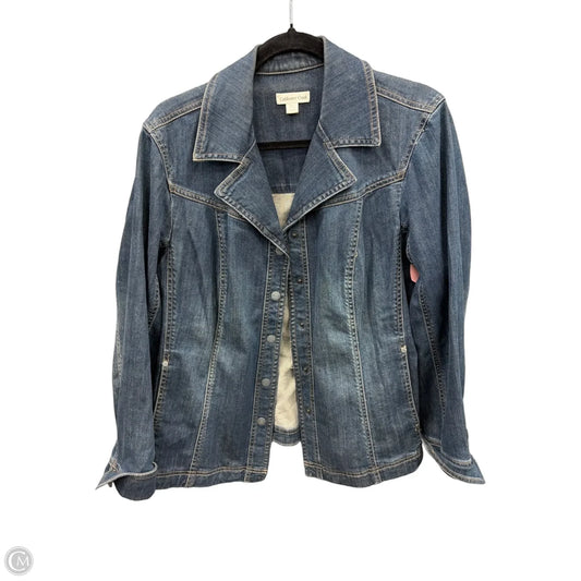 Jacket Denim By Coldwater Creek In Blue Denim, Size: Xxl