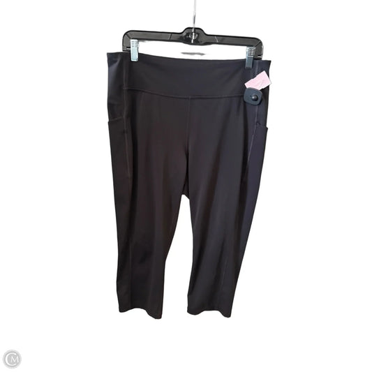Athletic Capris By Tek Gear In Black, Size: 1x