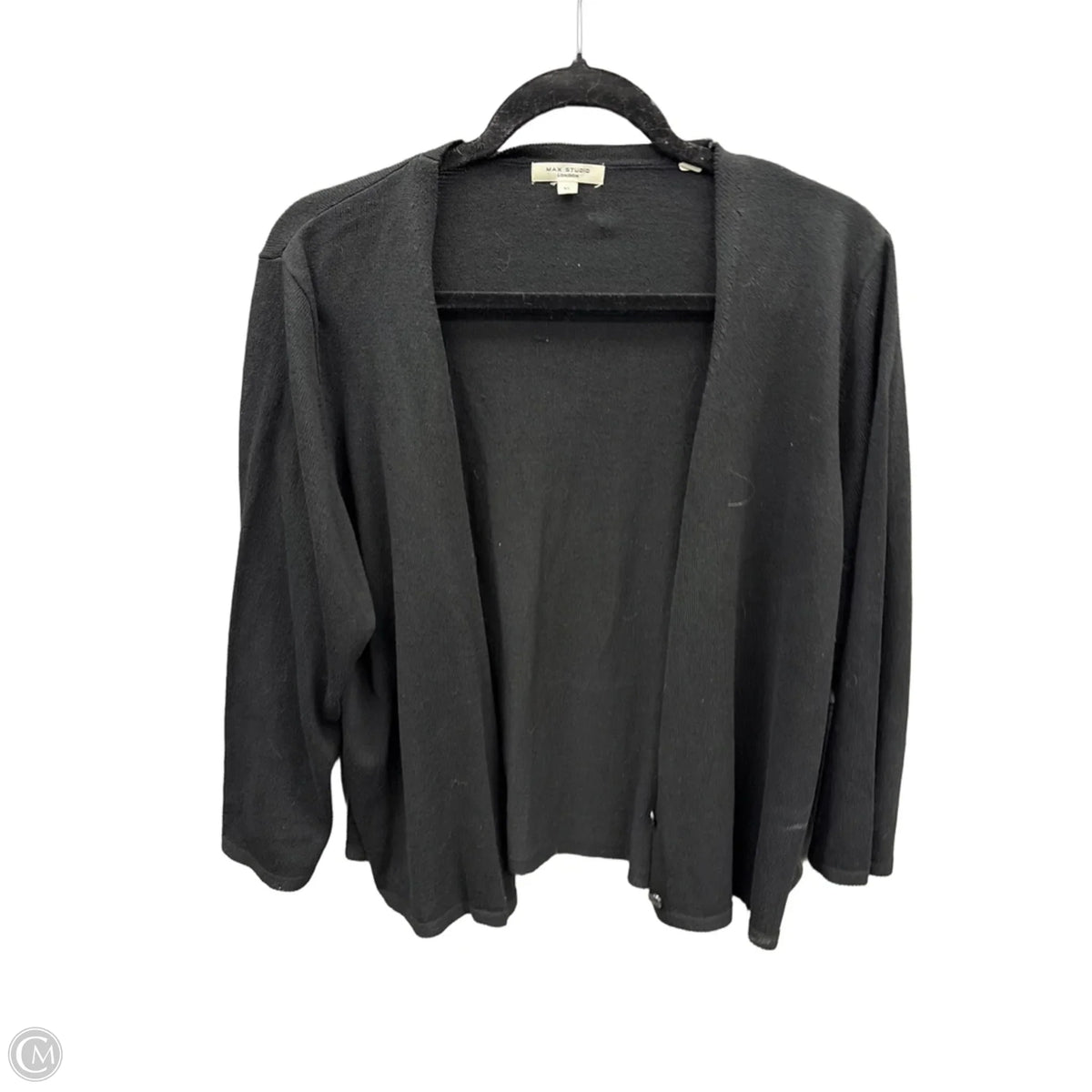 Cardigan By Max Studio In Black, Size: Xl