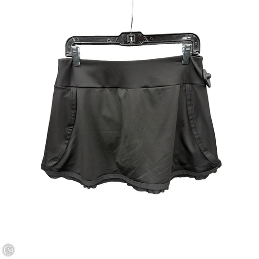 Athletic Skort By Nicole By Nicole Miller In Black, Size: L