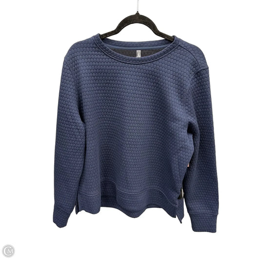 Athletic Sweatshirt Crewneck By Mta Sport In Navy, Size: Xl