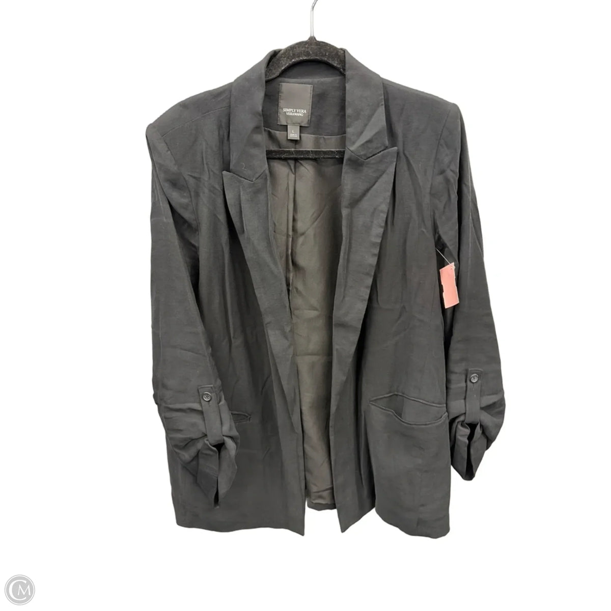 Blazer By Simply Vera In Black, Size: L