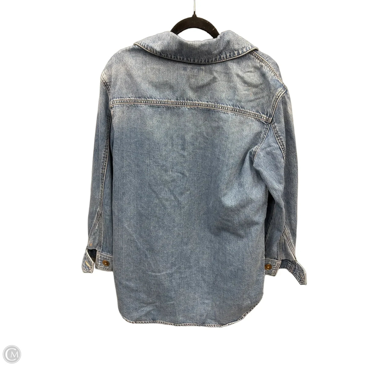 Jacket Denim By Loft In Blue Denim, Size: M