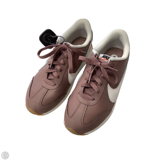 Shoes Athletic By Nike In Brown & White, Size: 8