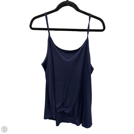 Tank Top By Zenana In Navy, Size: 1x