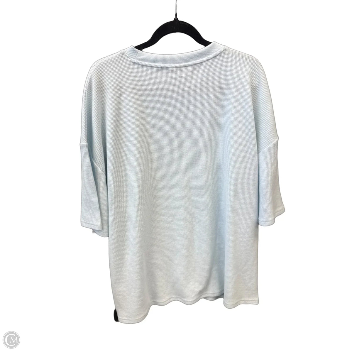 Top Short Sleeve By Comfrt In Blue, Size: 2x