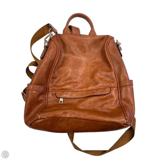 Backpack Leather By Cluci, Size: Medium