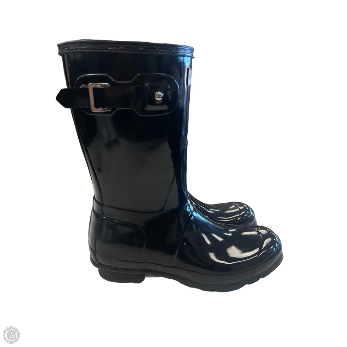 Boots Designer By Hunter In Black, Size: 8