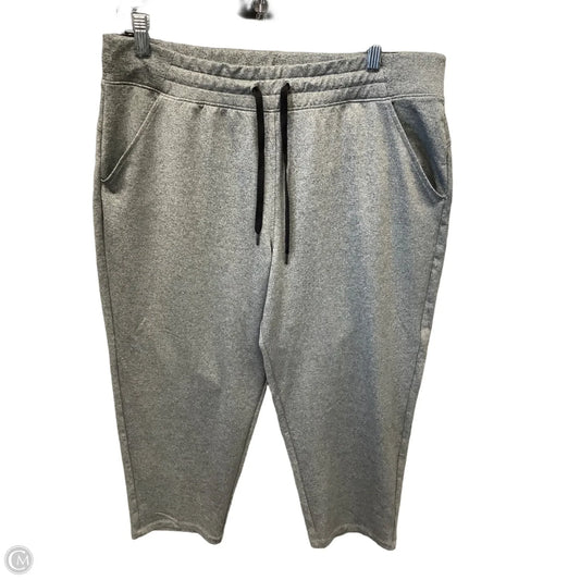 Athletic Pants By Tek Gear In Grey, Size: L