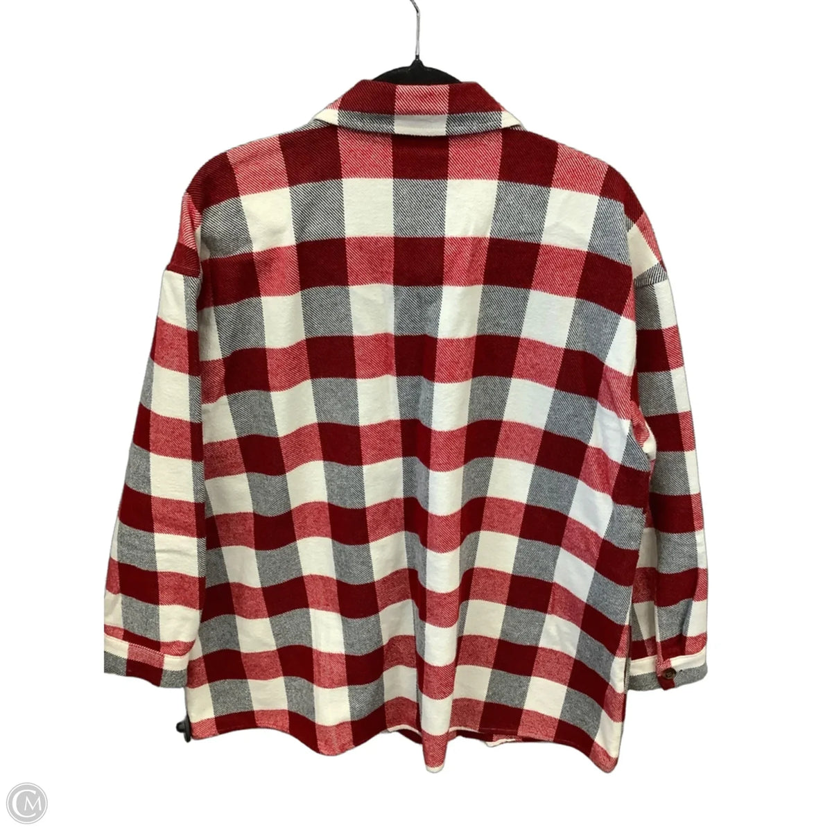 Jacket Shirt By Lane Bryant In Plaid Pattern, Size: Xl