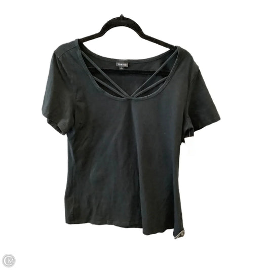 Top Short Sleeve By Torrid In Black, Size: 2x
