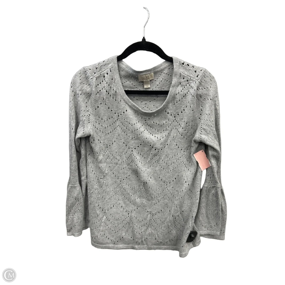 Sweater By Loft In Grey, Size: M