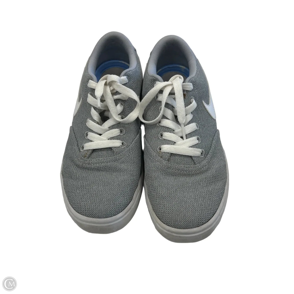 Shoes Athletic By Nike In Grey & White, Size: 9