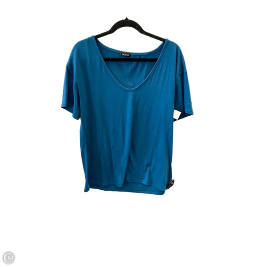 Top Short Sleeve Basic By Clothes Mentor In Blue, Size: L