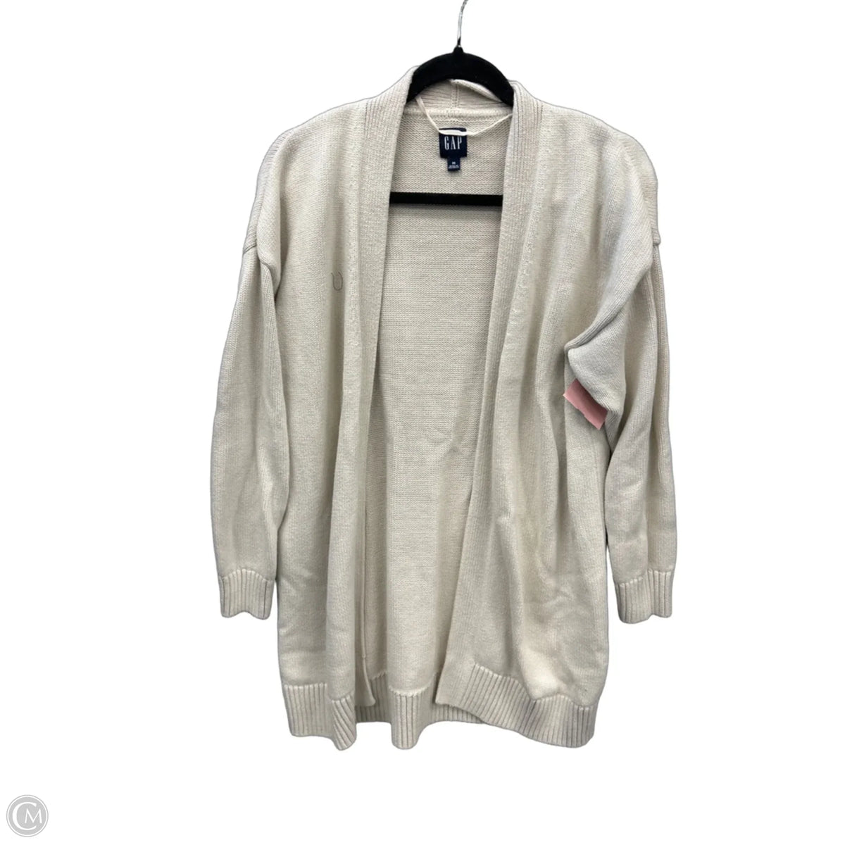 Cardigan By Gap In Cream, Size: M