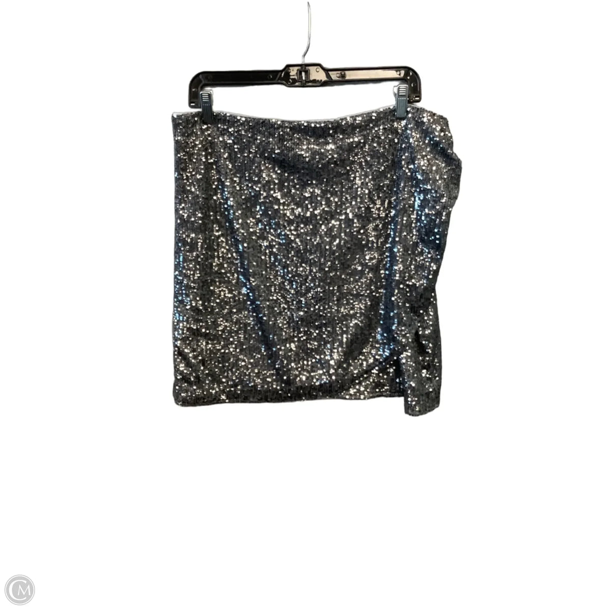 Skirt Midi By Loft In Silver, Size: 14